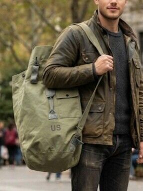 Bag Duffel Green Military Style